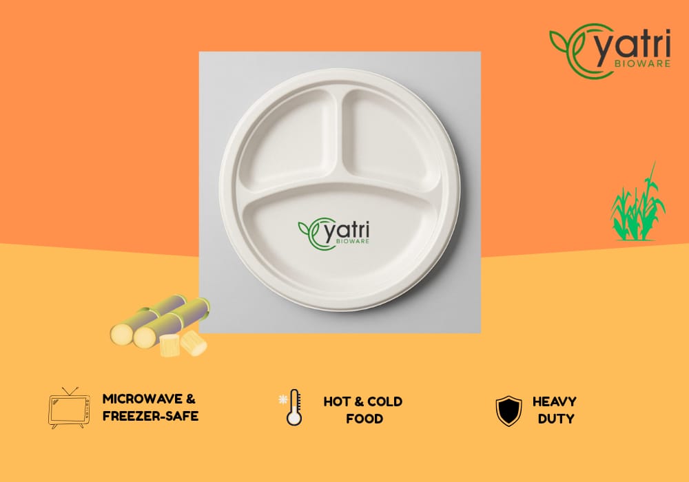10" 3 CP Round Plate | Products | Yatri Bioware