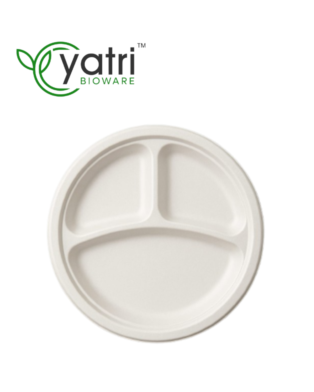 10" 3 CP Round Plate