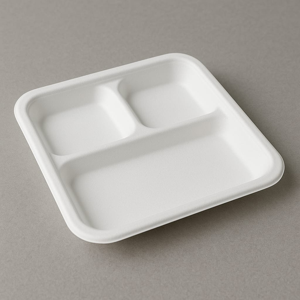 10" 3 CP SQUARE PLATE